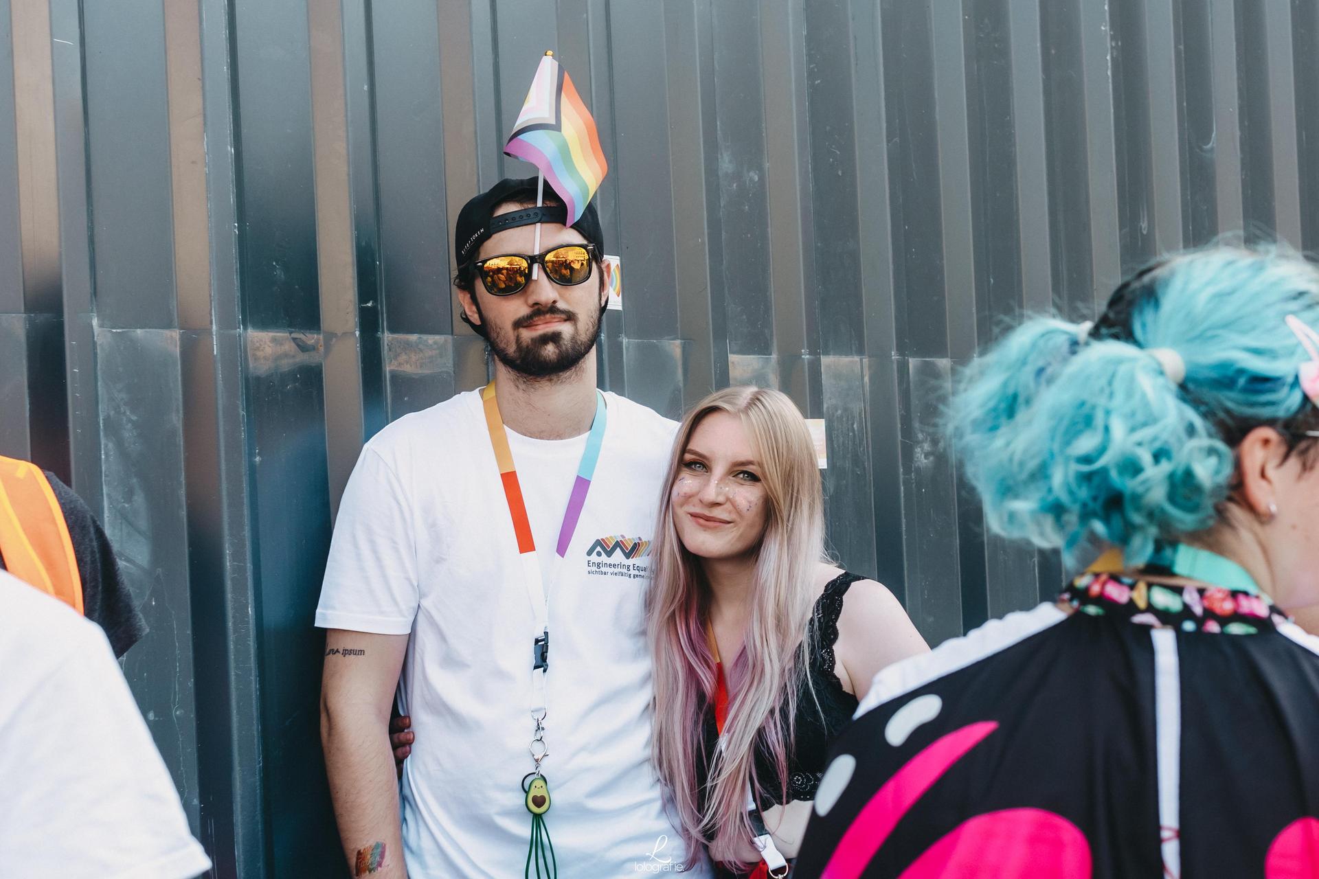 Die Bilder von der CSD-Parade 2023 in Amberg. (Bild: Leonie Hartung)