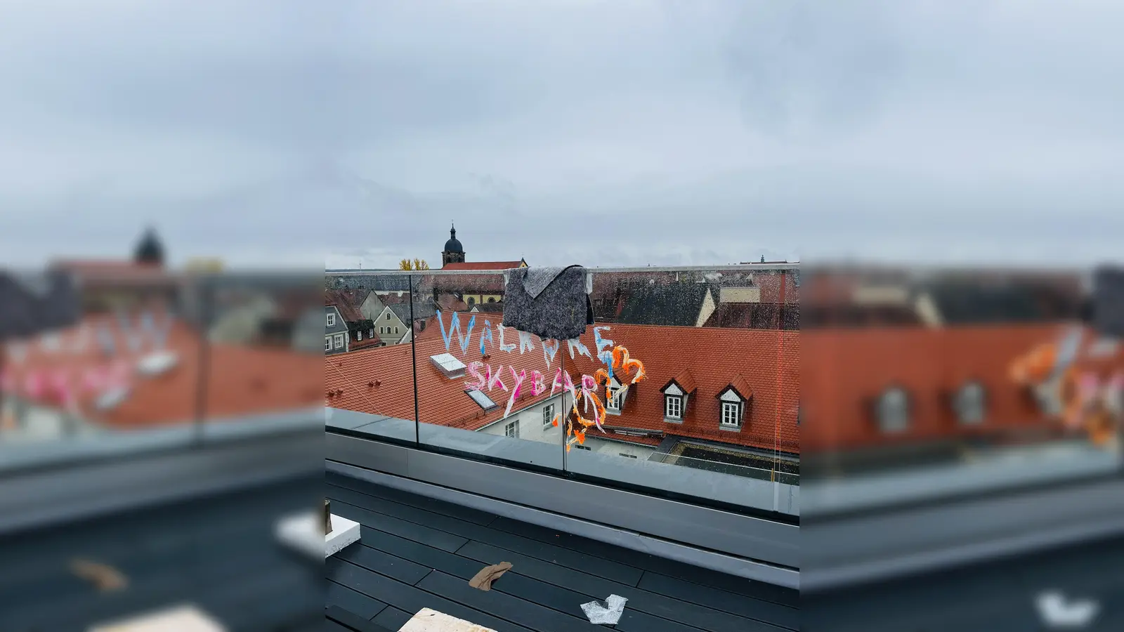 Walküre Amberg – Skybar mit Ausblick über Amberg. (Bild: ama)