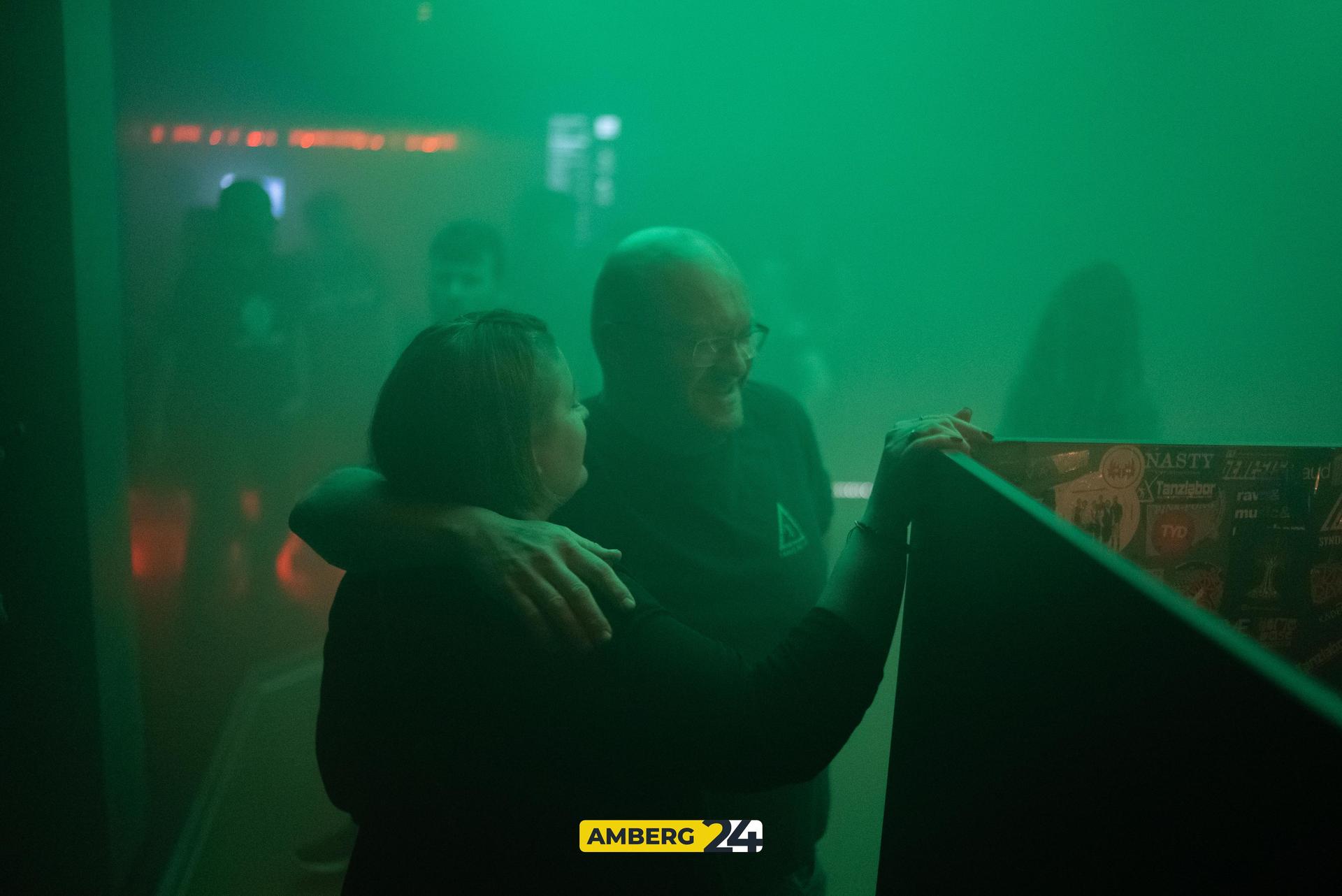 Dark Techno und Electro gab&#39;s am Samstag im Trio Amberg! (Bild: Mario Donhauser)