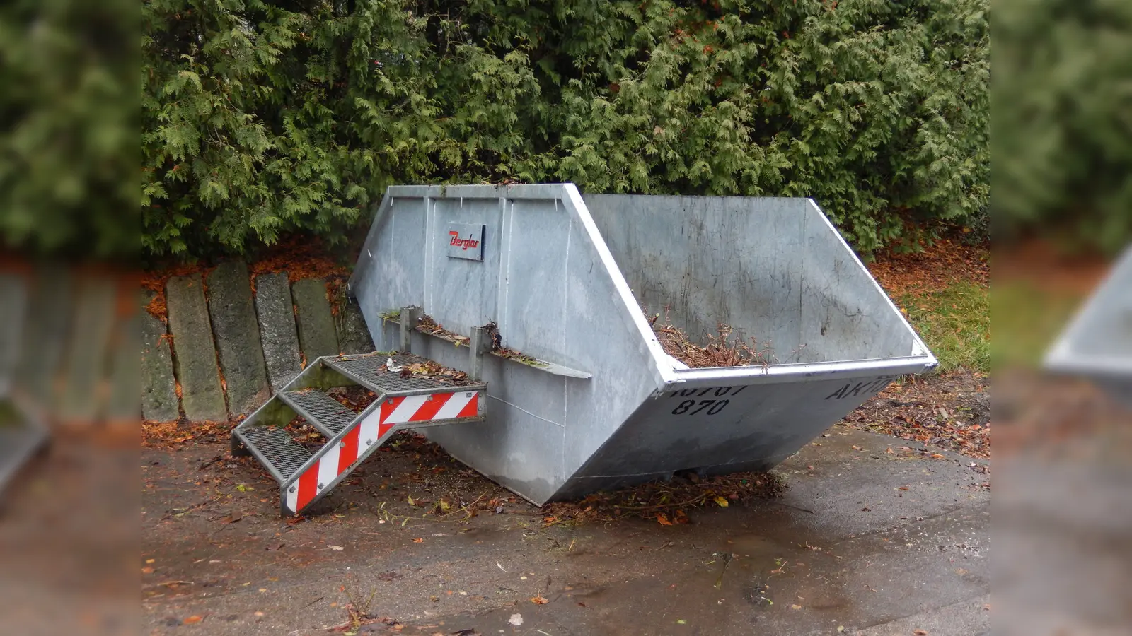 Die Grüncontainer kommen zurück aus dem Winterschlaf und werden in Amberg wieder aufgestellt.<br> (Bild: Abfallberatung der Stadt Amberg/exb)