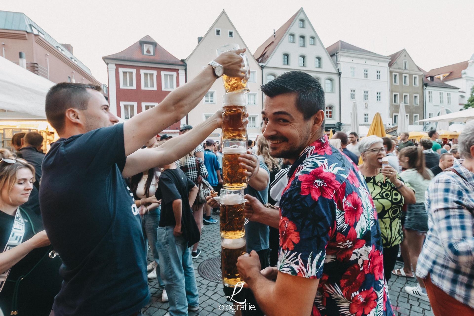 Das war am Marktplatz am Amberger Altstadtfest los! (Bild: Lolografie)