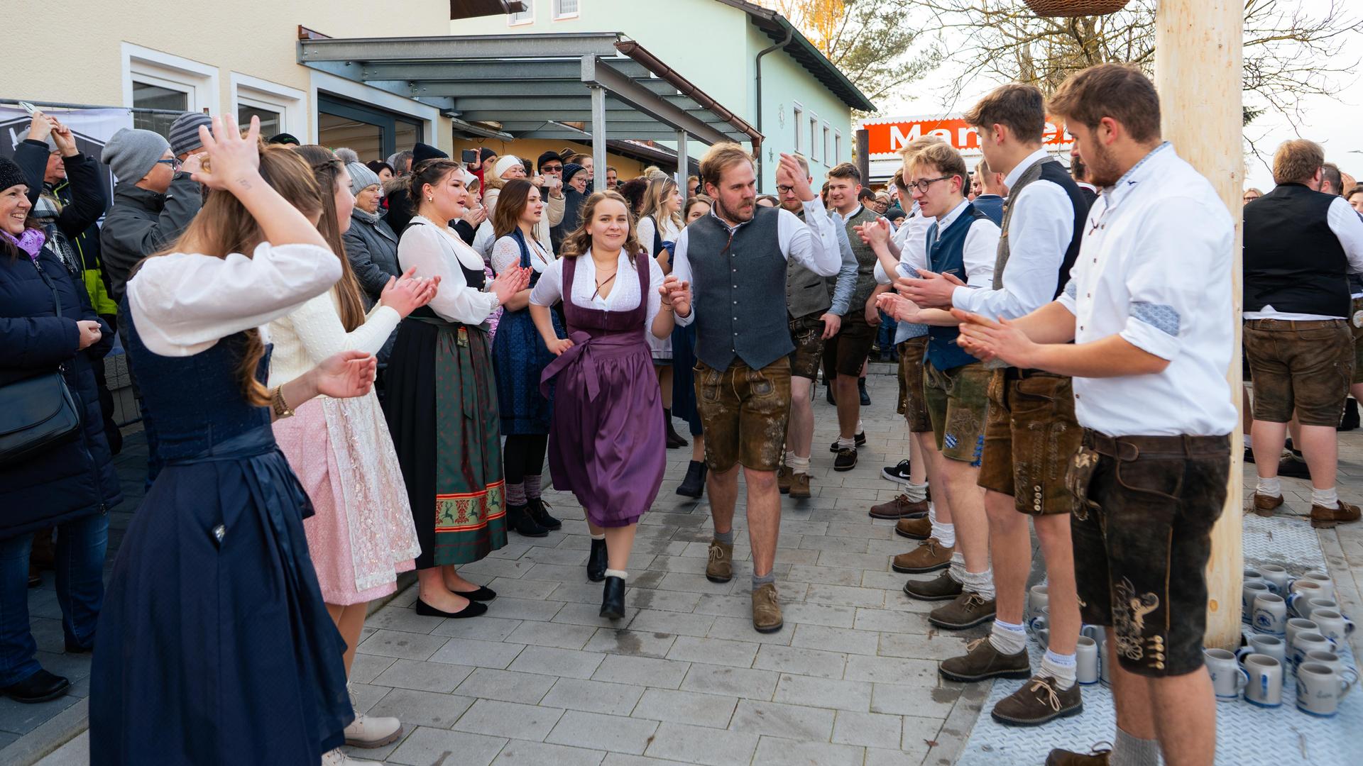 Thansüßer Kirwa am Sonntag.  (Bild: Hannes Stock)