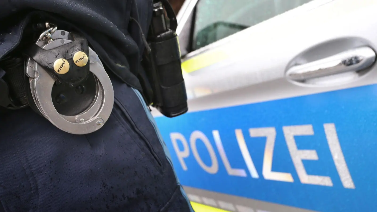 Beamte nehmen den Verdächtigen in seiner Wohnung fest. (Symbolbild) (Bild: Karl-Josef Hildenbrand/dpa)