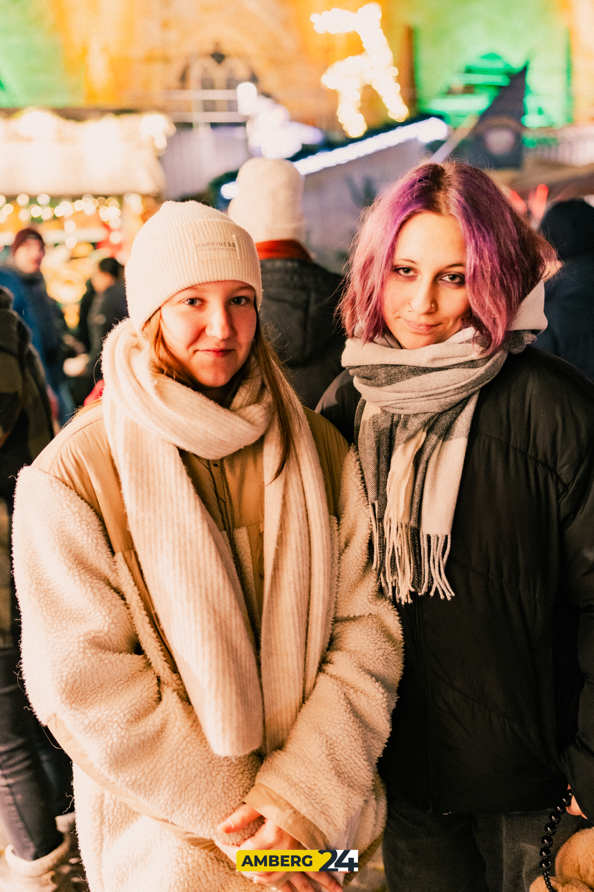 Bilder vom Amberger Weihnachtsmarkt. (Bild: Laura Kopold )