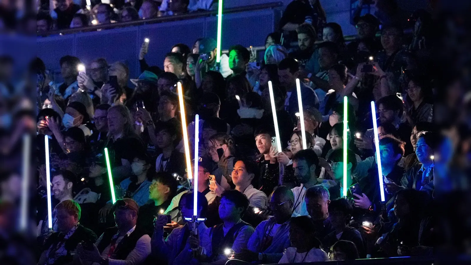 Der Titel des neuen „Star Wars“-Films ist auch schon bekannt: „Starfighter.“ (Bild: Hiro Komae/AP/dpa)