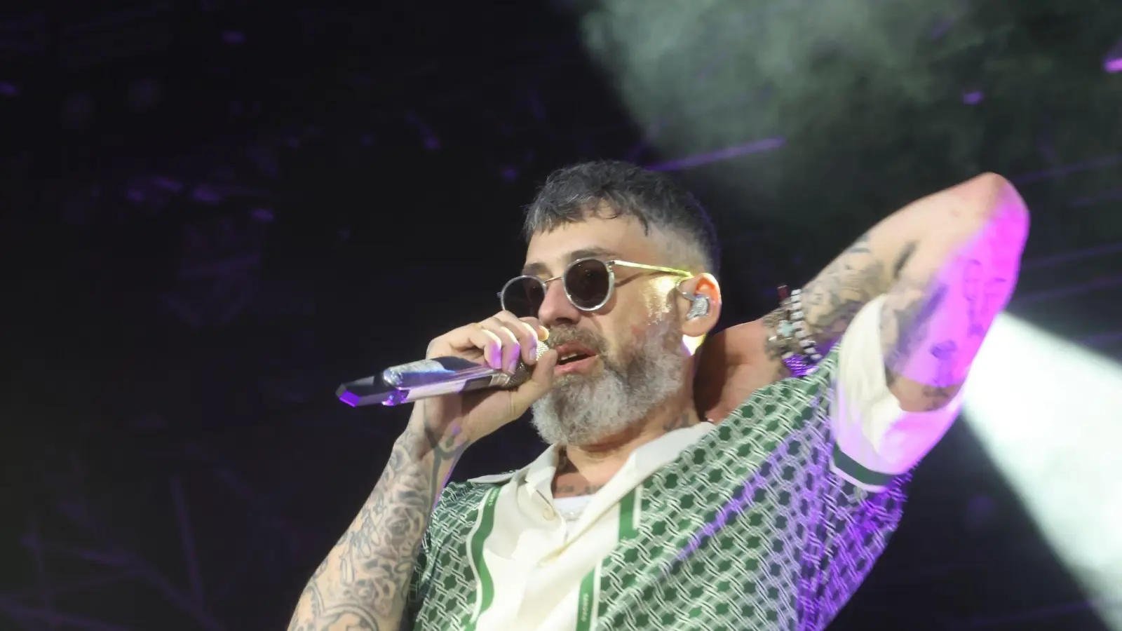 Rapper Sido hat sein zehntes Solo-Album angekündigt. (Archivbild) (Bild: Bodo Schackow/dpa)