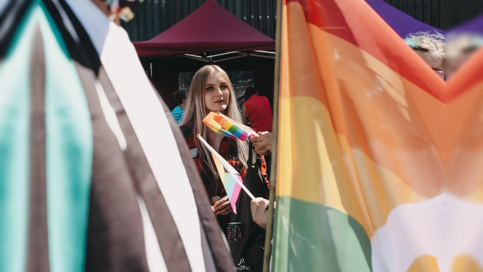 Die Bilder von der CSD-Parade 2023 in Amberg. (Bild: Leonie Hartung)