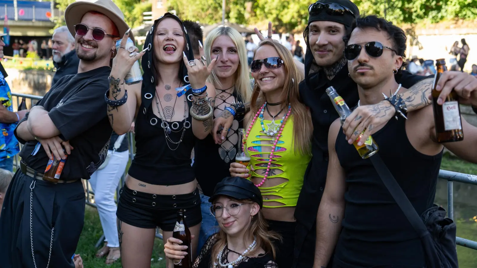Das ging auf dem Brückenfestival im Stadtgraben in Amberg. (Bild: knz)