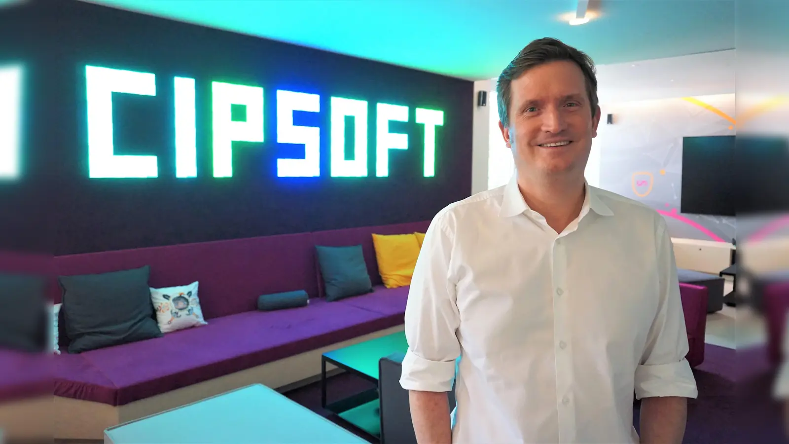 Gründer und Geschäftsführer Stephan Vogler von Cipsoft, einem Computerspieleentwickler aus Regensburg. (Archivbild: jut)