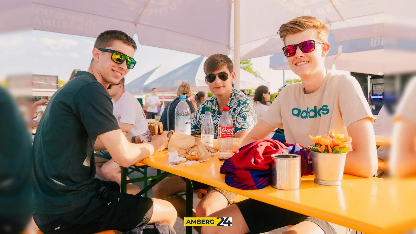 Auf dem Foodtruck-Festival in Amberg war am Freitag einiges los! (Bild: David Mueller)