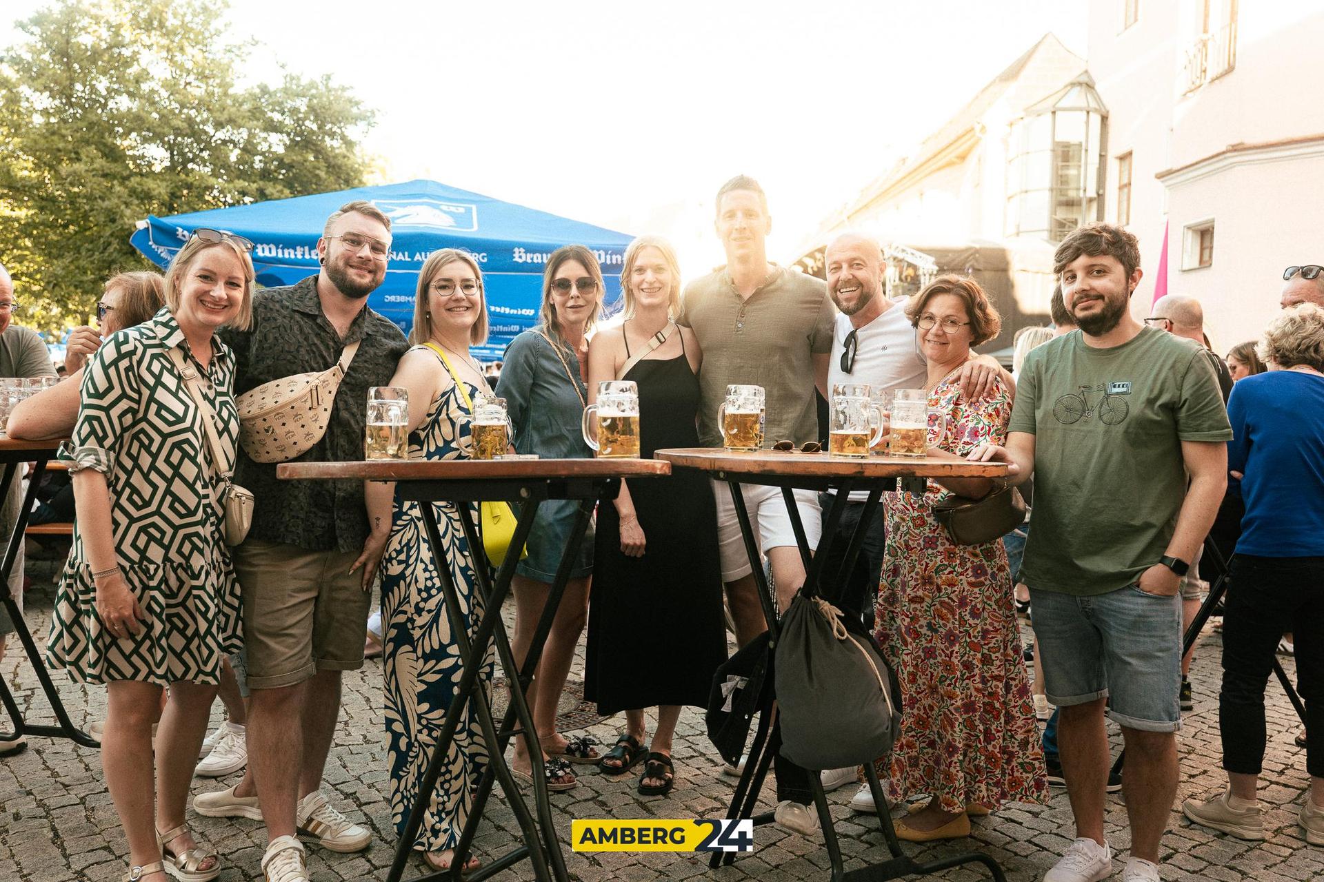Einen ganz eigenen Vibe gab's auf dem Altstadtfest im Innenhof des Landratsamts! (Bild: David Mueller)
