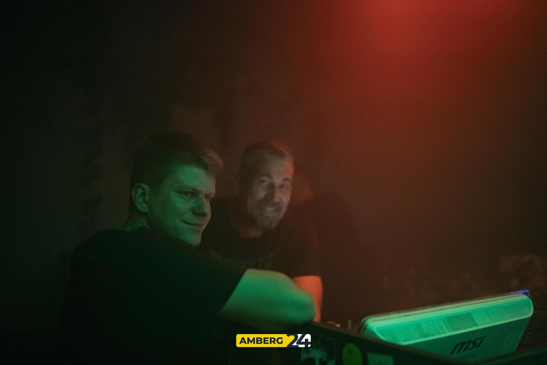Dark Techno und Electro gab&#39;s am Samstag im Trio Amberg! (Bild: Mario Donhauser)