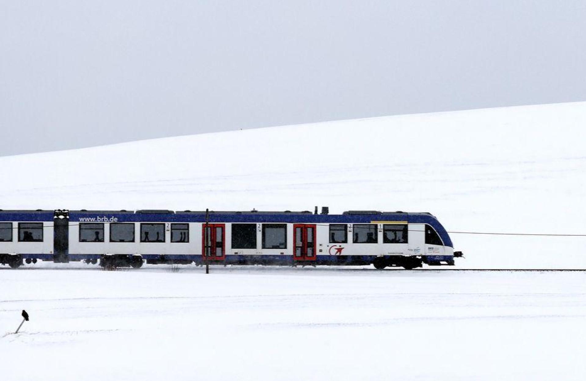 Im Freistaat hat es vielerorts geschneit. (Bild: Karl-Josef Hildenbrand/dpa)