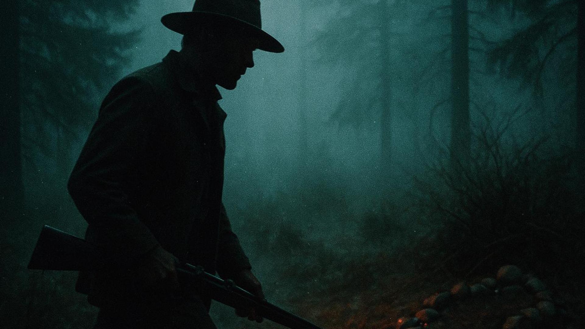 Was in einem Wald im Landkreis Neumarkt im Jahr 1925 passiert ist, erfahrt ihr in der neuen Folge von „Crime Daheim”. (Diese Grafik ist mit Unterstützung durch KI erstellt worden) (Grafik: Jakob Graf (KI-generiert))