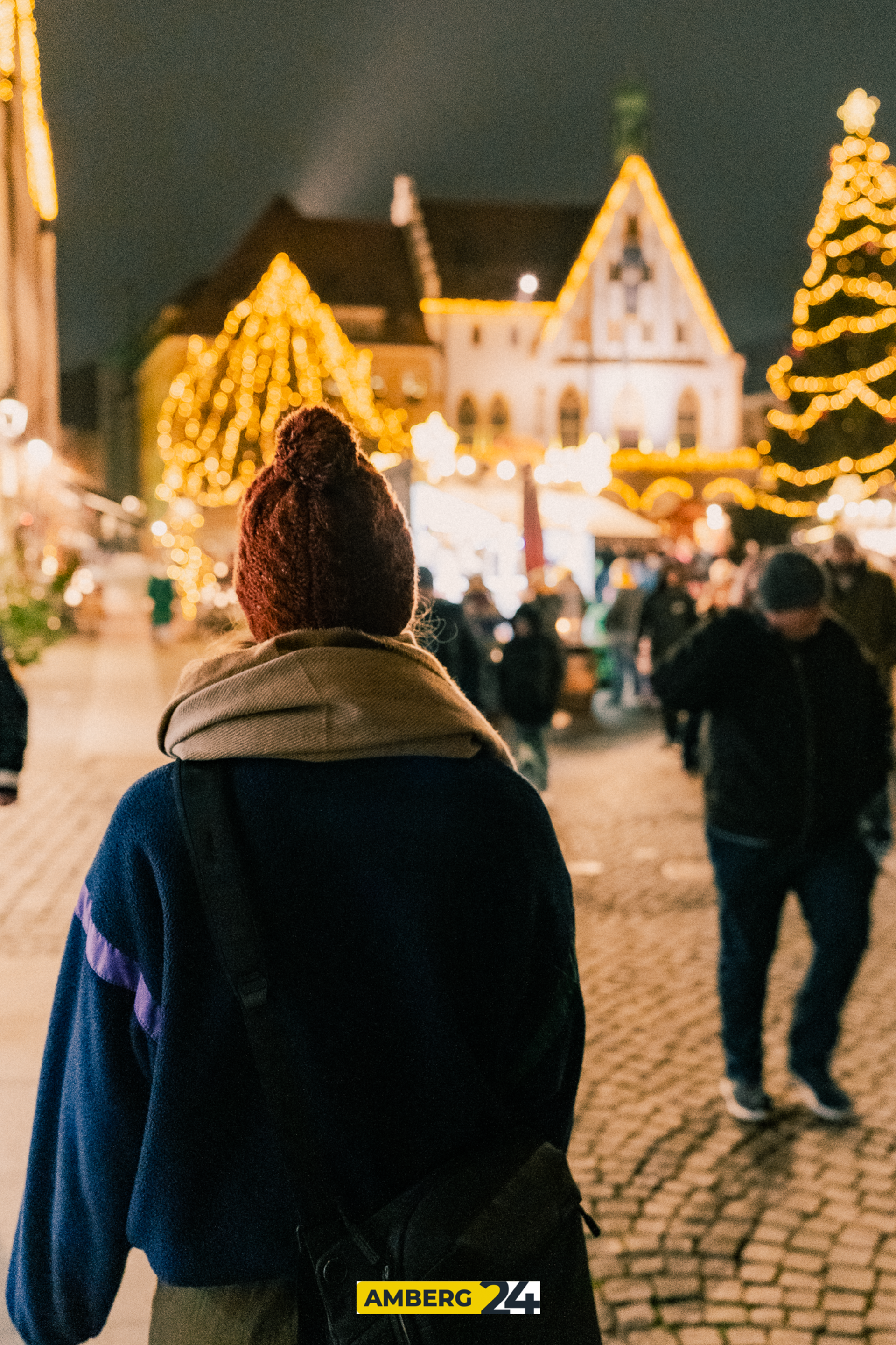 Bilder vom Amberger Weihnachtsmarkt. (Bild: Laura Kopold )