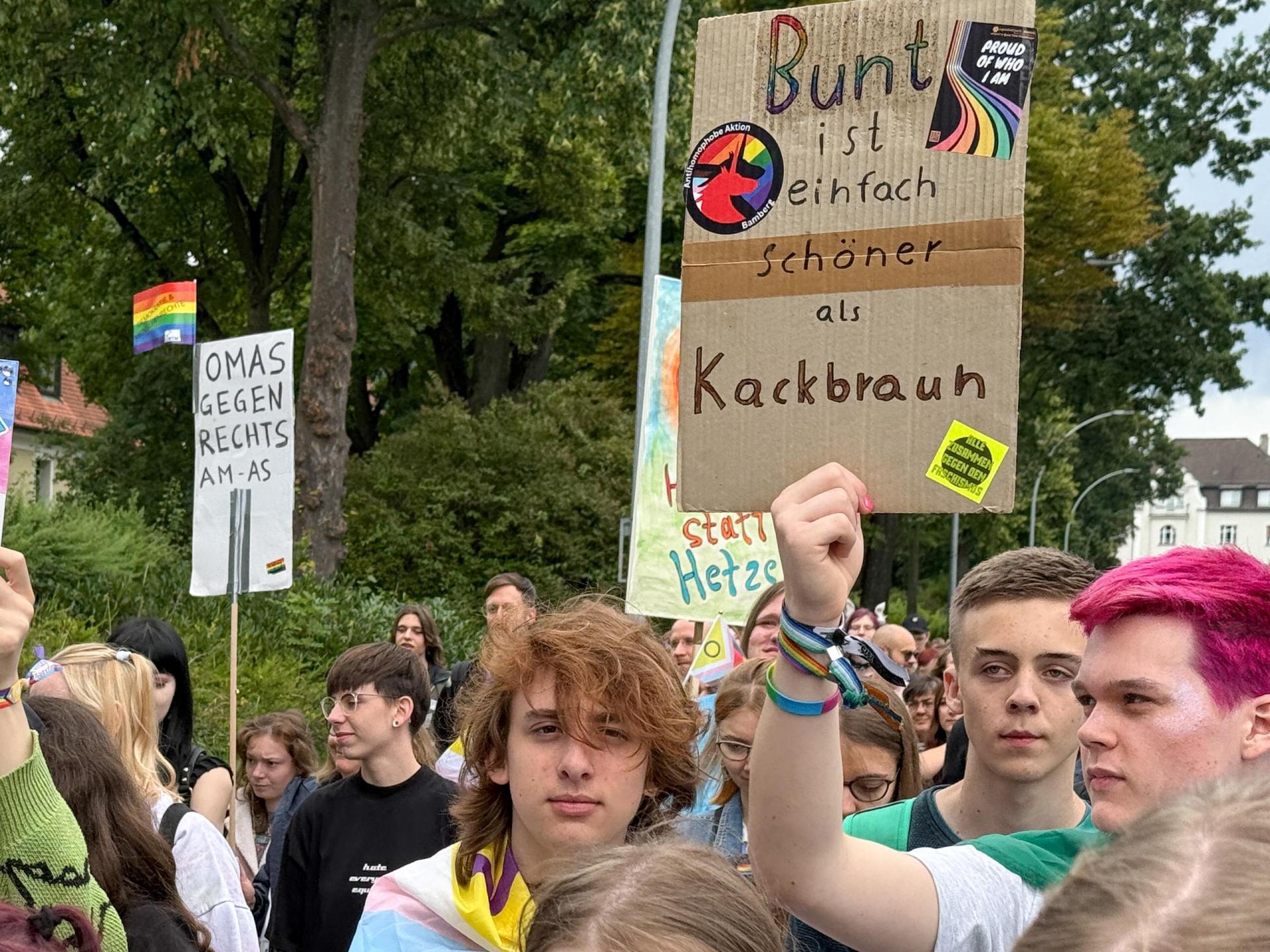 Christopher Street Days (CSD) Amberg 2025. (Bild: Petra Hartl)