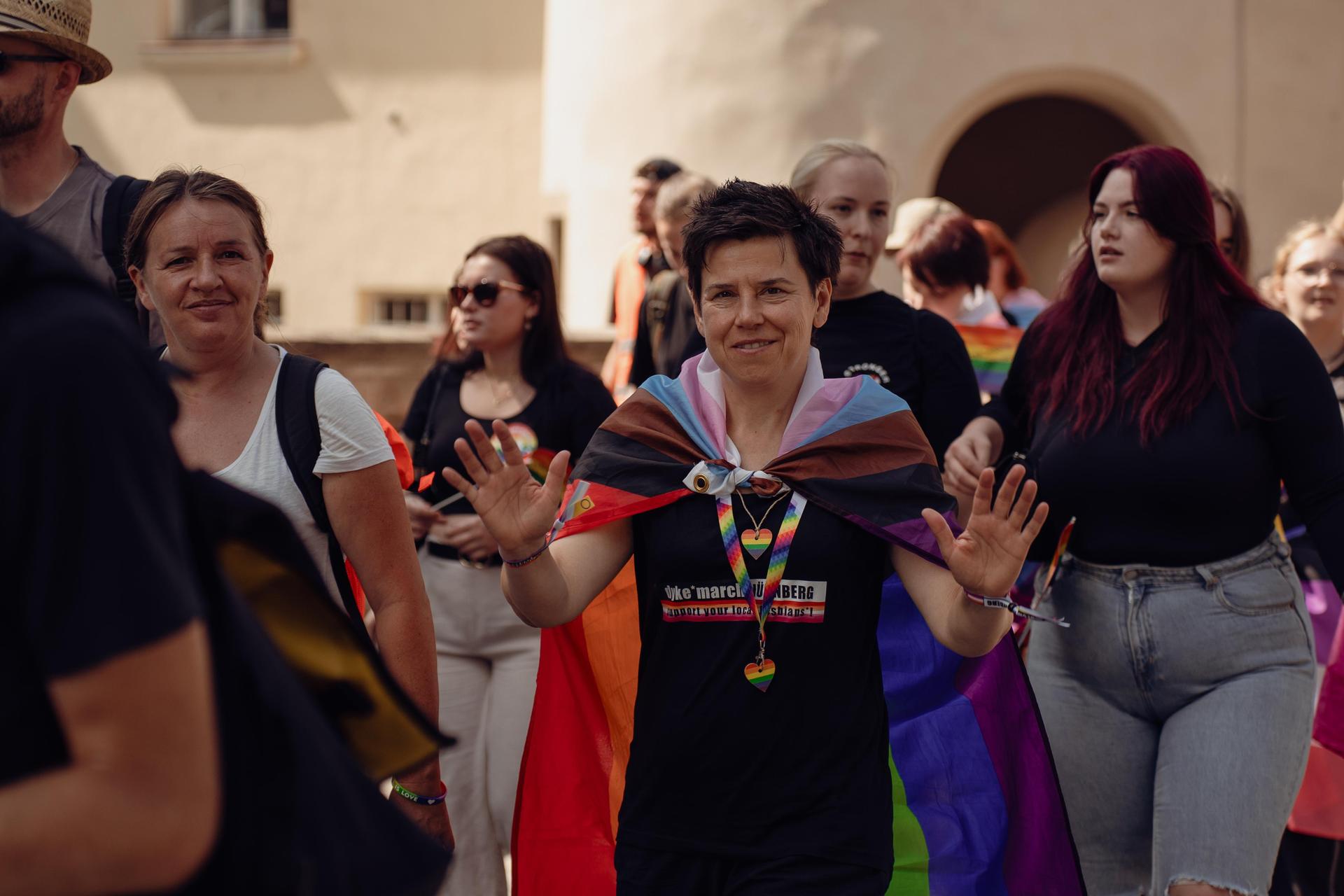 Das war beim Amberger CSD-Demozug am Samstag los. (Bild: Ria Schmidt)