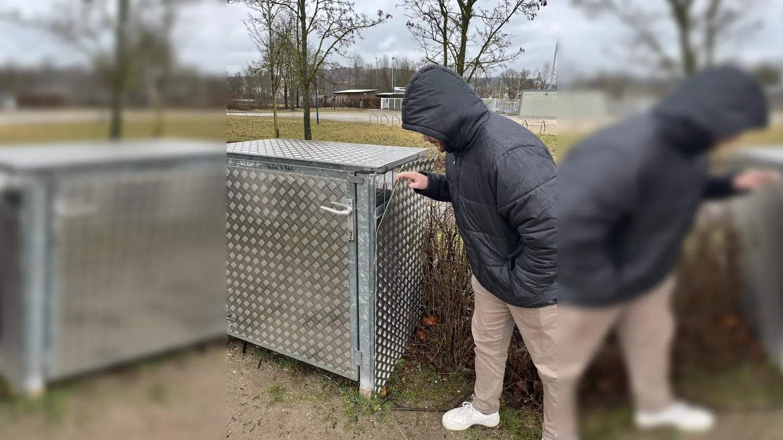 Der Vandalismus im Skatepark ärgert besonders die Sportler.  (Bild: ama)