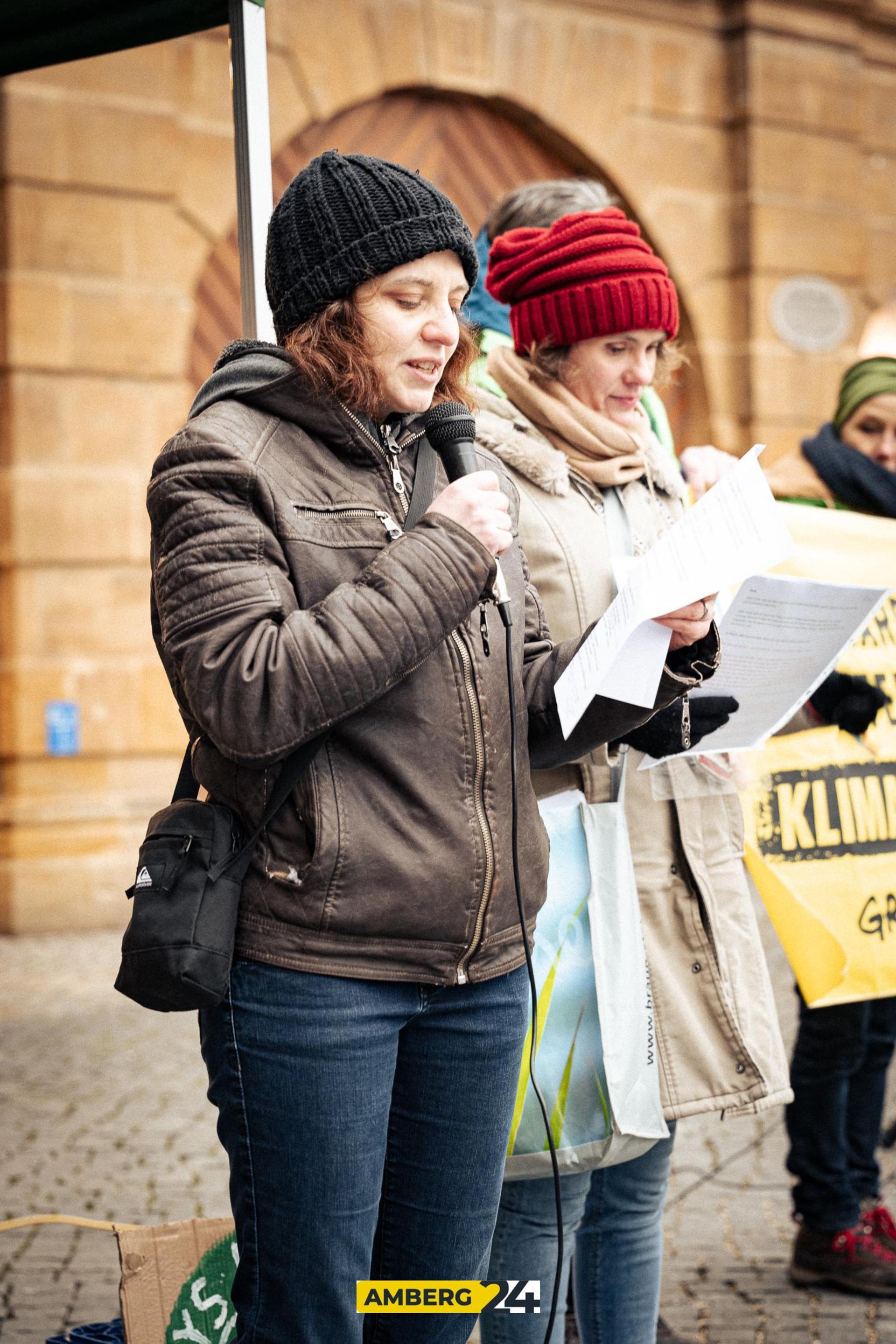 Klimastreik in Amberg. (Bild: David Mueller)