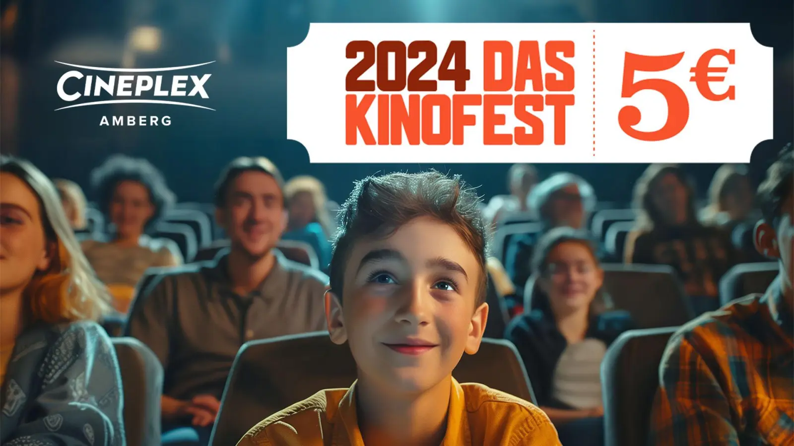 Auch dieses Jahr beteiligt sich das Cineplex Amberg am Kinofest. (Symbolbild: exb)