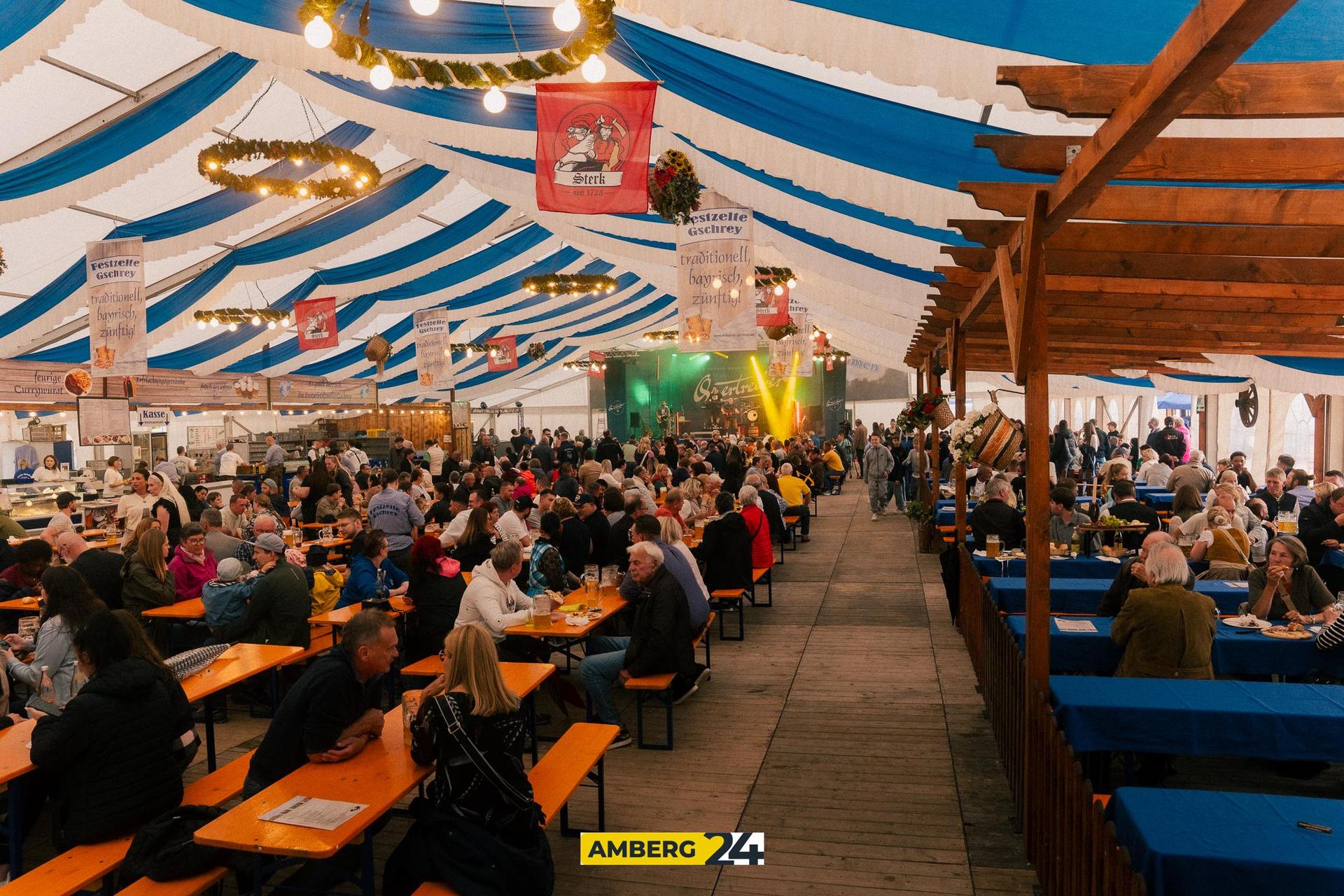 Das war die Eröffnung der Dult in Amberg. (Bild: David Mueller)