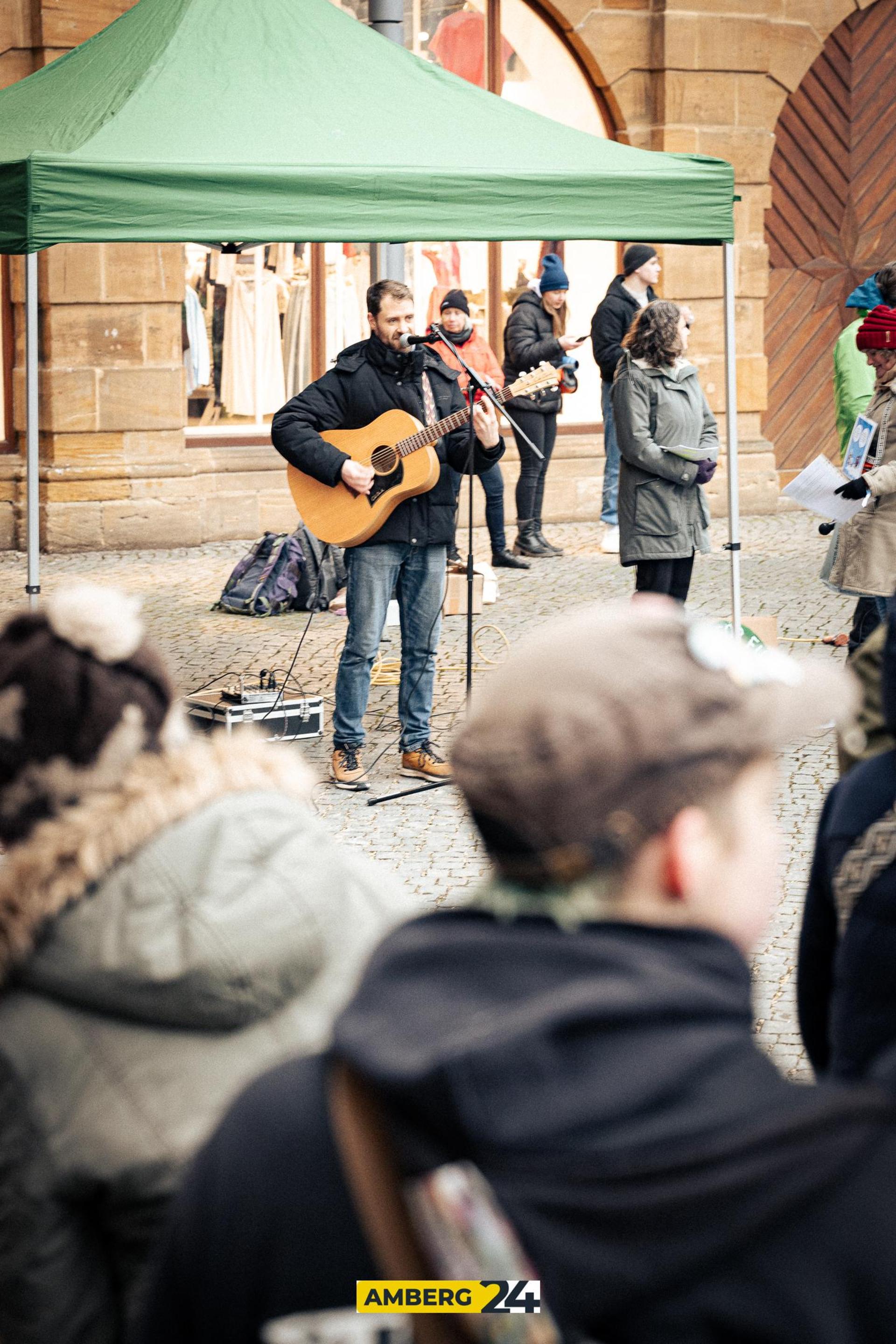 Klimastreik in Amberg. (Bild: David Mueller)