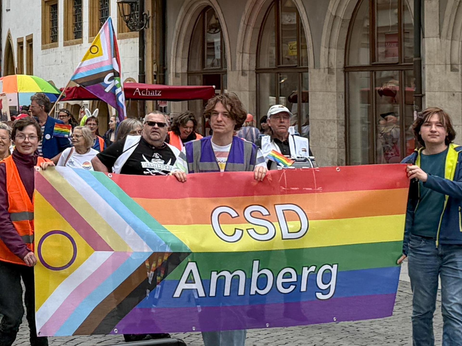 Christopher Street Days (CSD) Amberg 2025. (Bild: Petra Hartl)