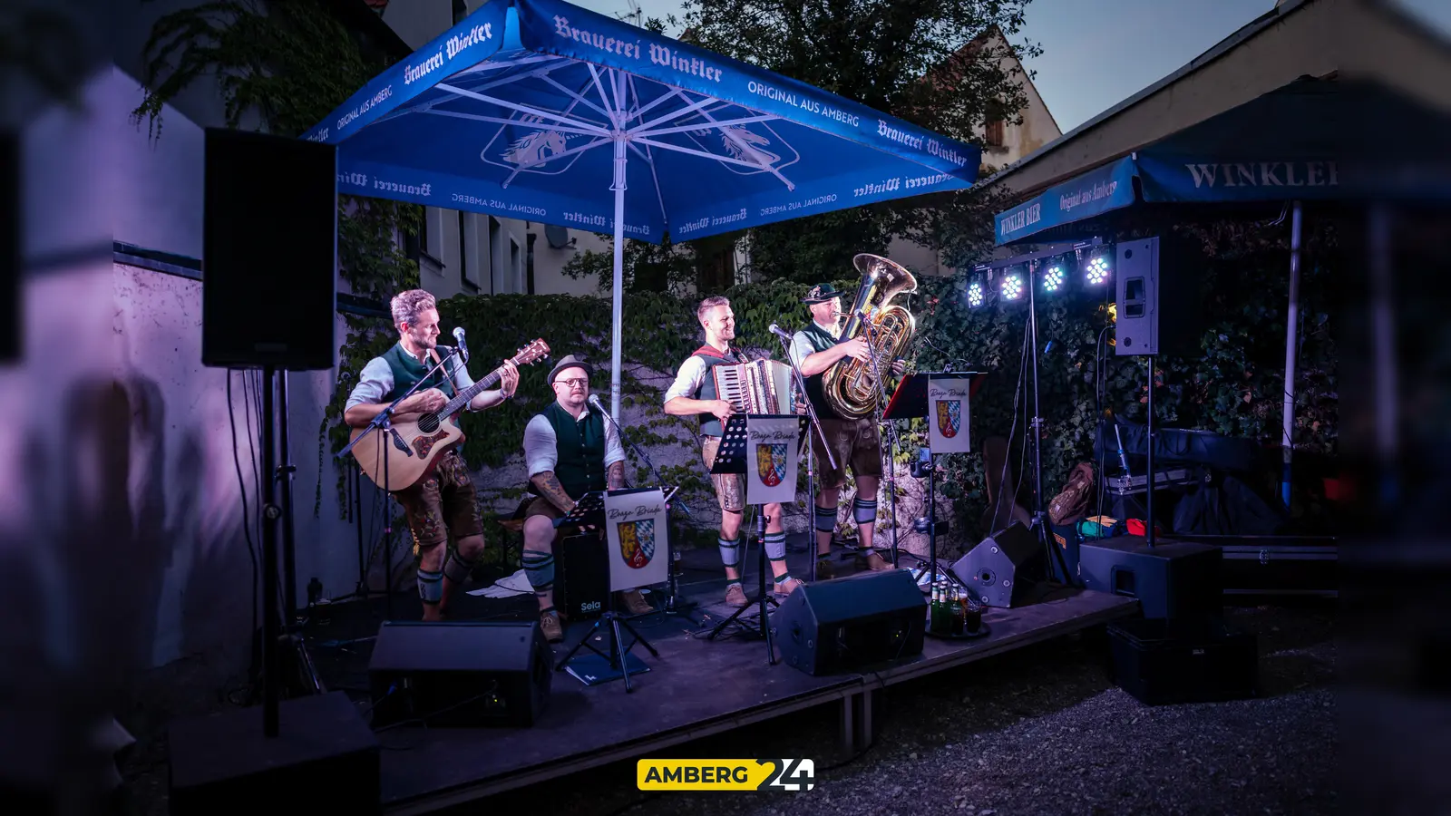 Die besten Bilder vom Brassfestival am Freitag beim Winklerbräu in Amberg. (Bild: Justus Gregor)