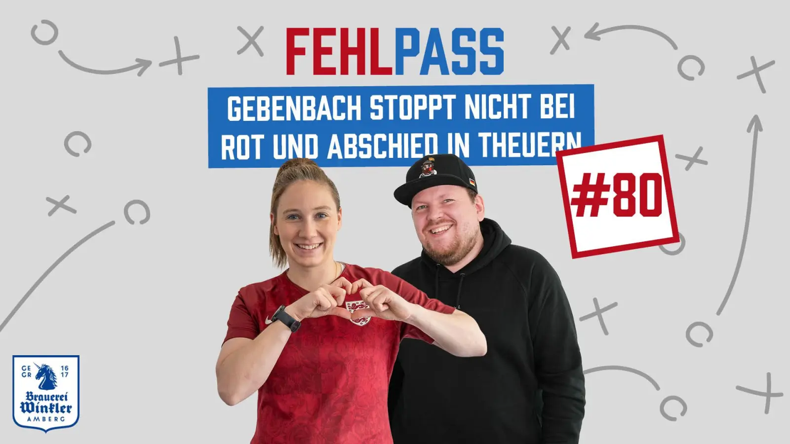 In der neuen Fehlpass Folge kann's nur um die drei Roten Karten der DJK Gebenbach gehen. (Bild: Marina Gube)