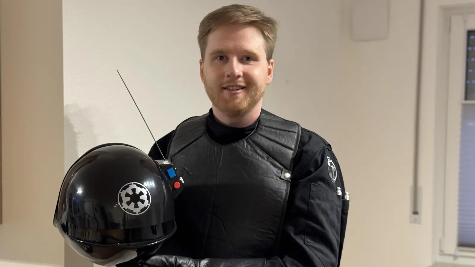 Sebastian Konofsky ist langjähriger Star-Wars-Fan und Mitglied der 501st Legion, German Garrison. (Bild: Dominik Mark)