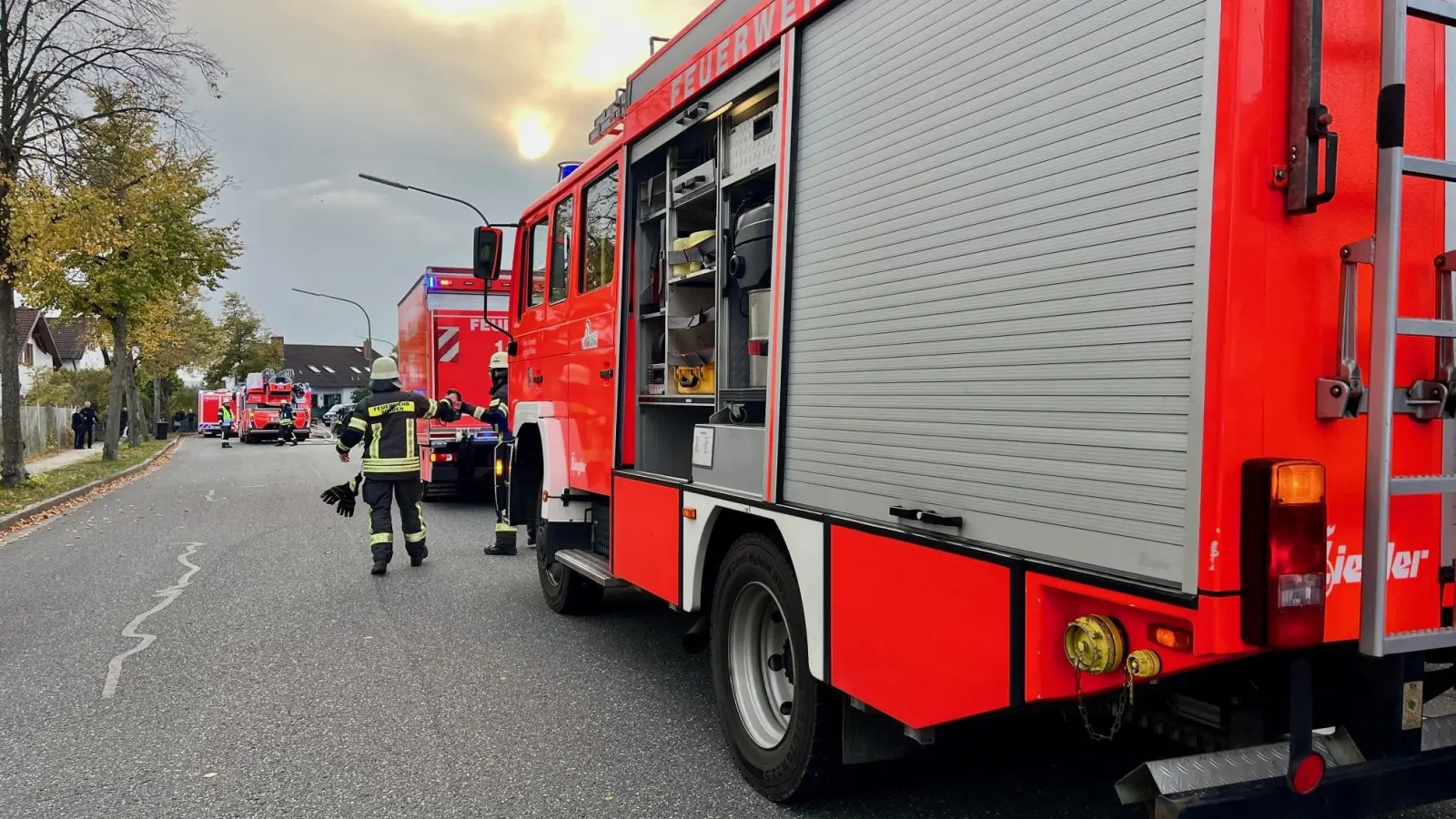 Beim Brand in Weiden wurde ein Mann verletzt.  (Bild: ui)