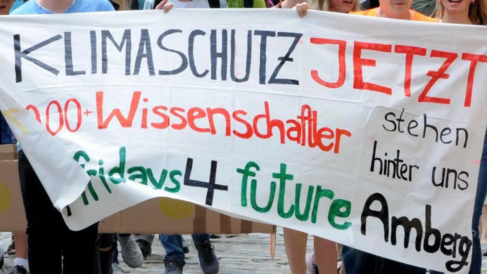 Am Freitag, 1. März, gibt es in Amberg erneut einen Klimastreik. Beginn ist um 14.15 Uhr beim Pavillon im Englischen Garten.  (Archivbild: Stephan Huber)