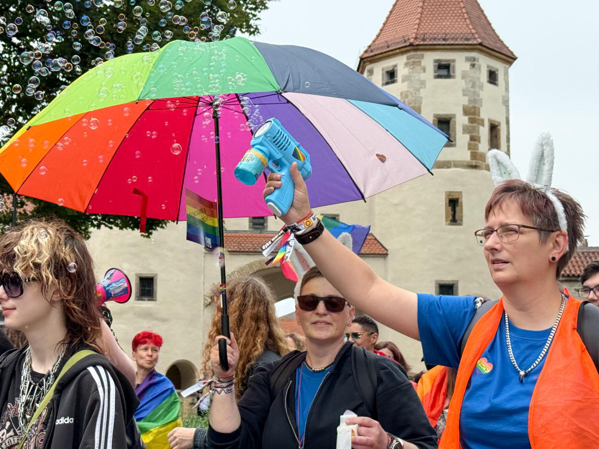 Christopher Street Days (CSD) Amberg 2025. (Bild: Petra Hartl)