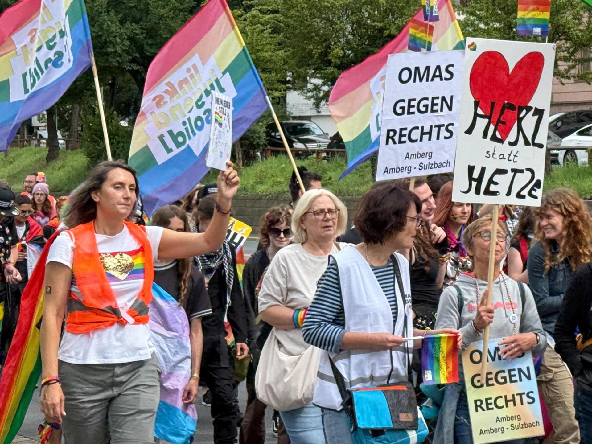 Christopher Street Days (CSD) Amberg 2025. (Bild: Petra Hartl)