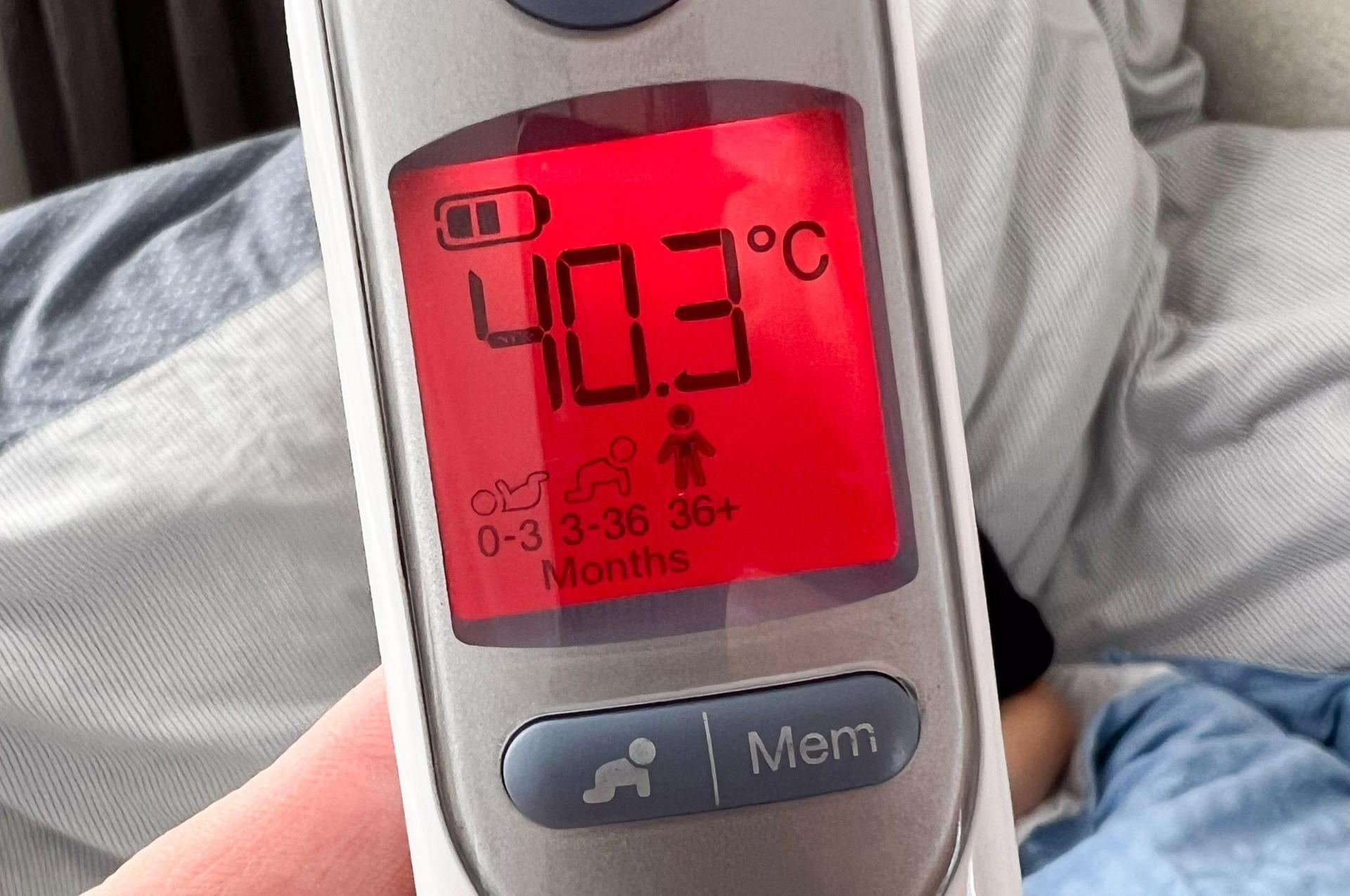Ein Fieberthermometer misst erhöhte Temperaturen, ist aber nicht dafür vorgesehen, in den Backofen gelegt zu werden. Das musste nun auch ein Neunjähriger aus Schwandorf erfahren. (Symbolbild: Julian Stratenschulte/dpa)
