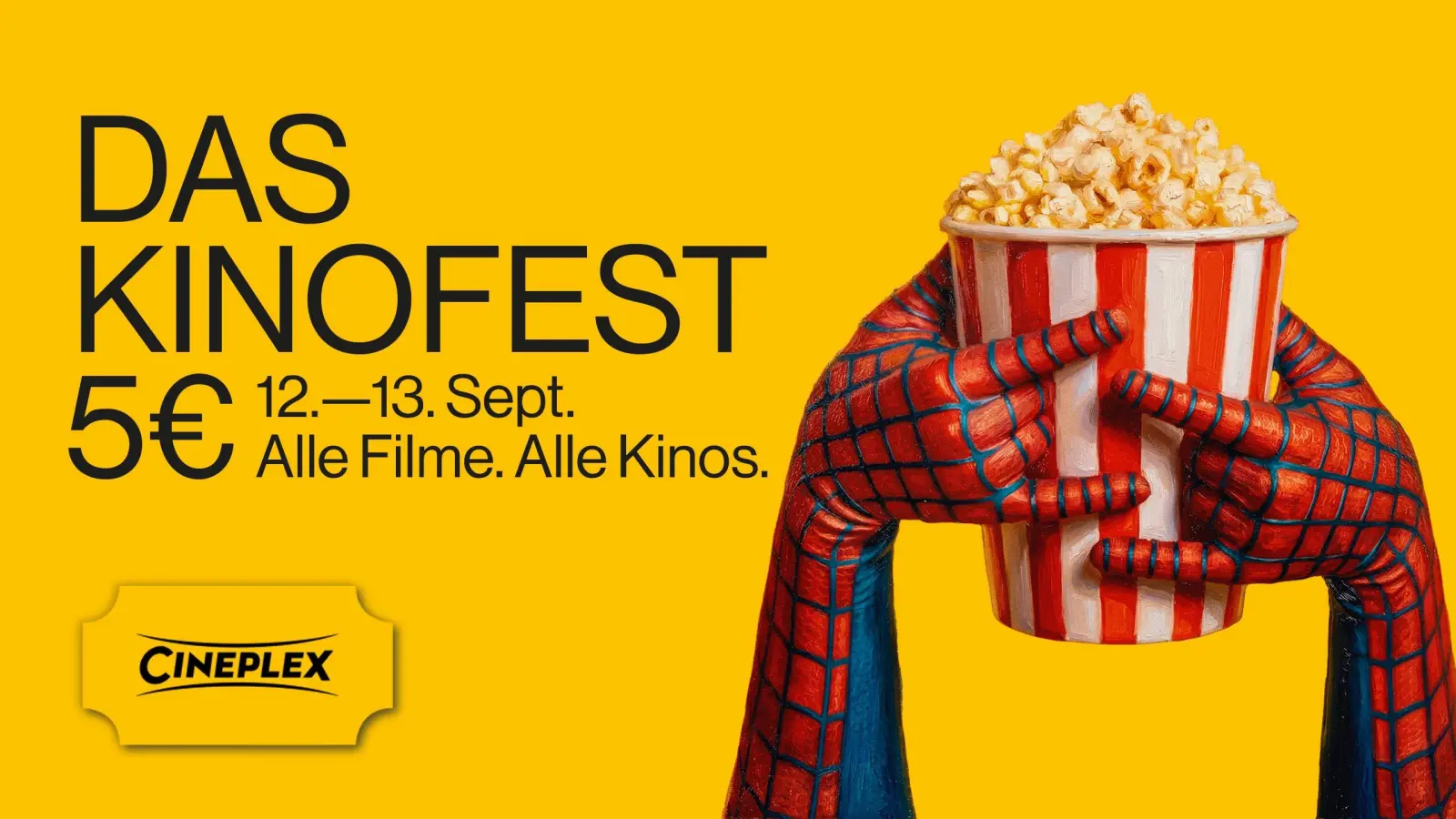 Das Kinofest im Cineplex Amberg hat am kommenden Wochenende einiges zu bieten. (Bild: Cineplex Kino)