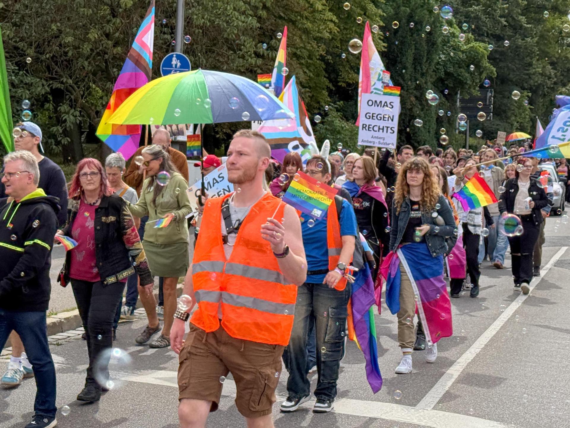 Christopher Street Days (CSD) Amberg 2025. (Bild: Petra Hartl)