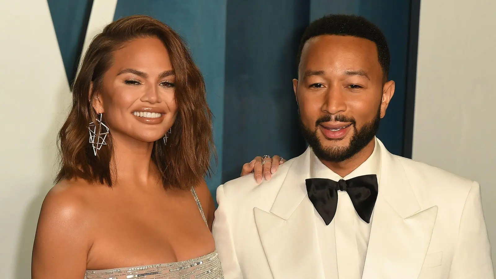 Das amerikanische Model Chrissy Teigen (l) und ihr Ehemann John Legend. (Bild: Imagespace/imageSPACE via ZUMA Press Wire/dpa)