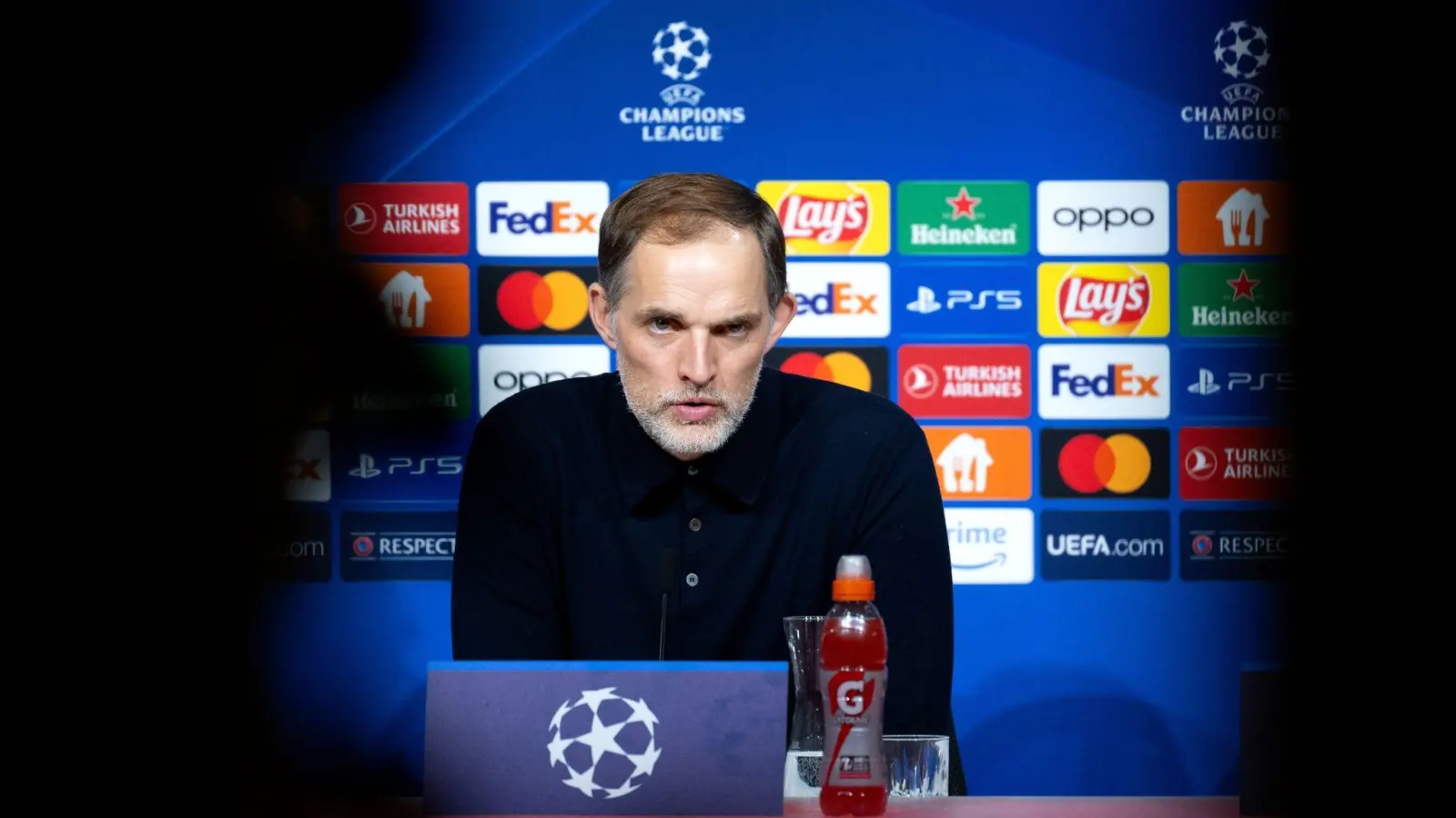 Will mit seiner Mannschaft den Champions League Pokal holen:&nbsp;Bayerns Trainer Thomas Tuchel. (Bild: Sven Hoppe/dpa)