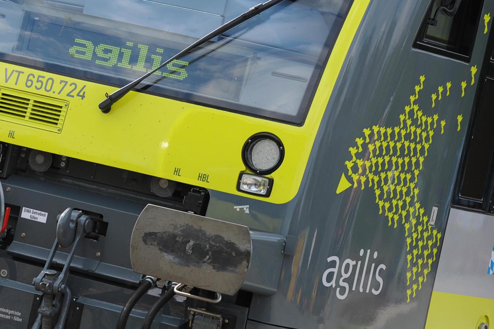 Ein neuer Fahrplan von Agilis tritt ab 14. Dezember in Kraft.  (Archivbild: David Ebener/dpa)