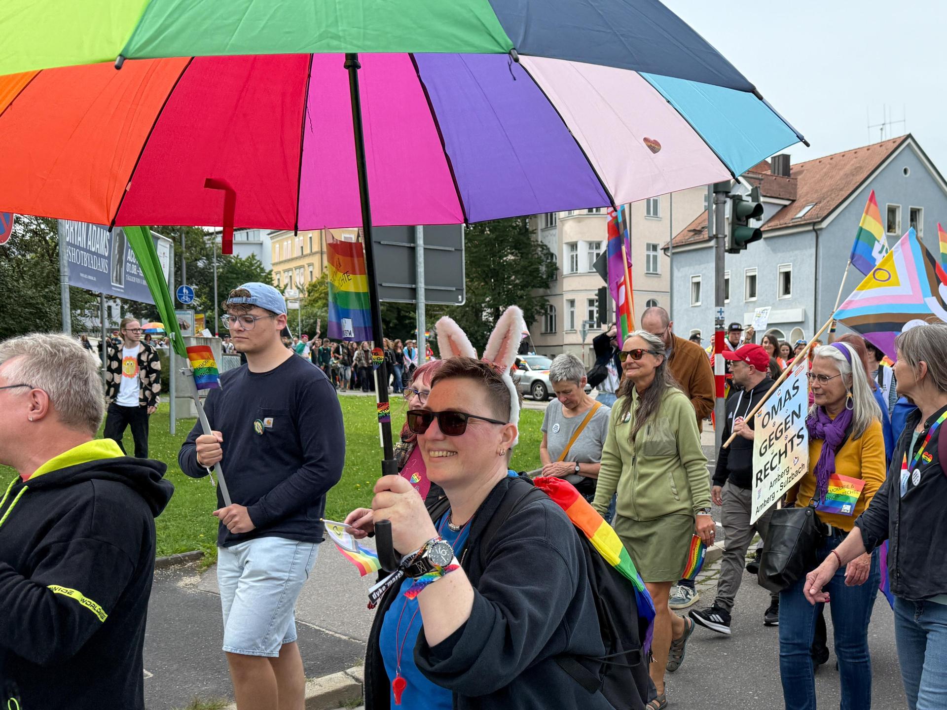 Christopher Street Days (CSD) Amberg 2025. (Bild: Petra Hartl)