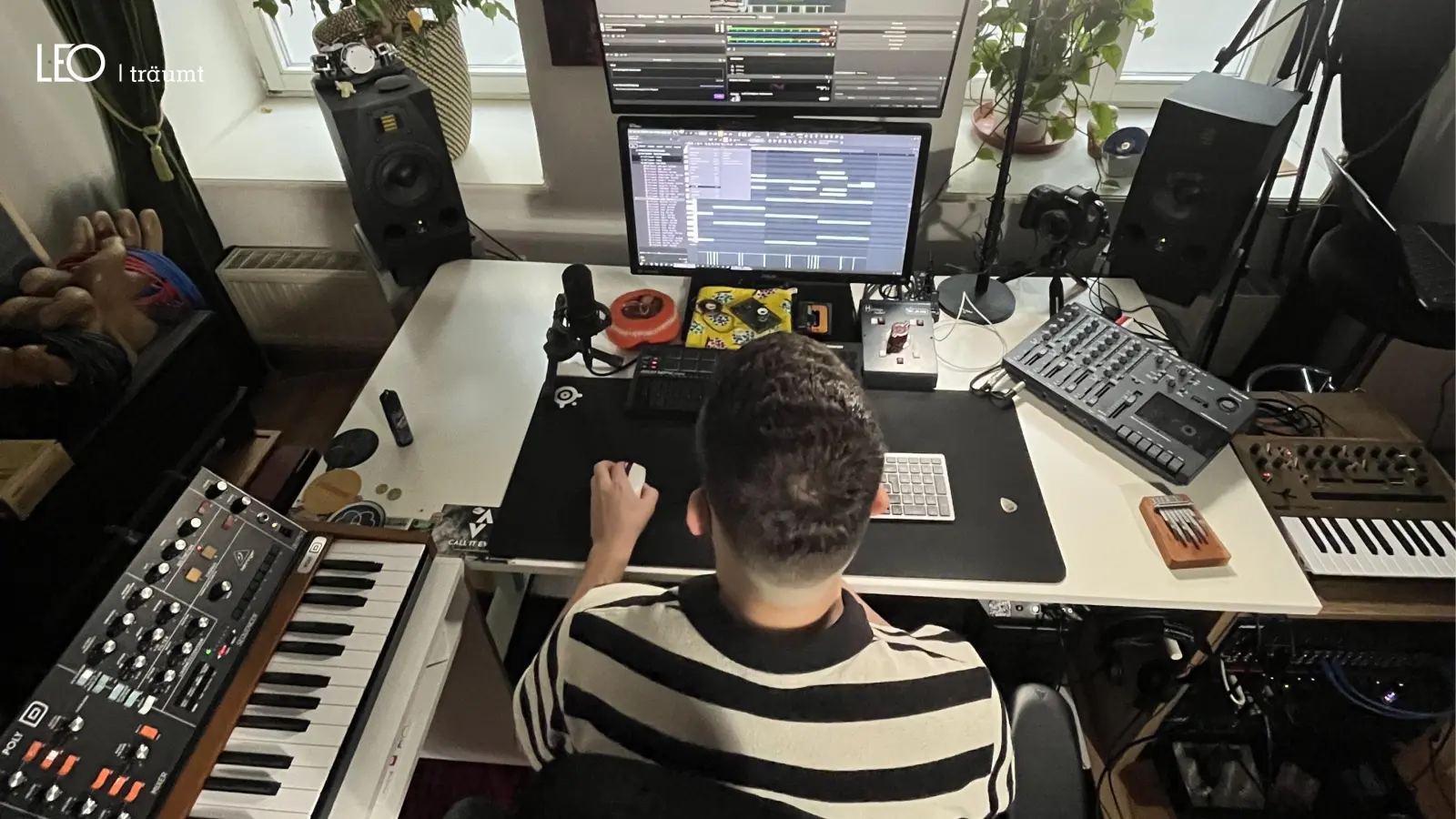 Jannik Wagner produziert Musik in seinem heimischen Studio in Wien. (Bild: privat)