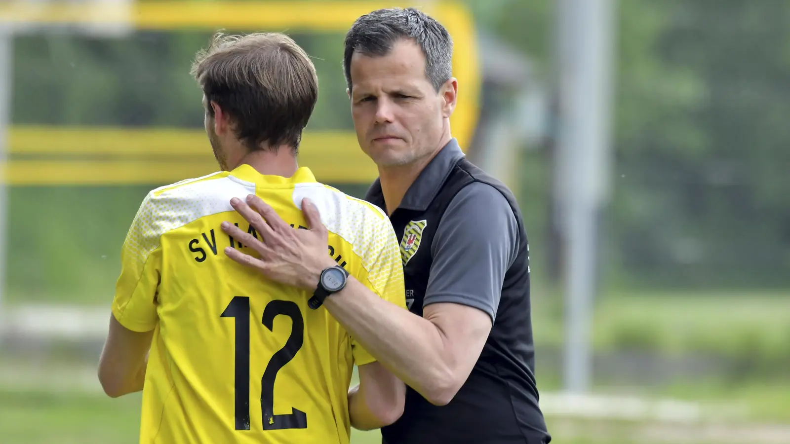 Thorsten Baierlein (rechts) ist gemeinsam mit Christian Seifert neuer Sportlicher Leiter beim SV Hahnbach. (Archivbild: Hubert Ziegler)