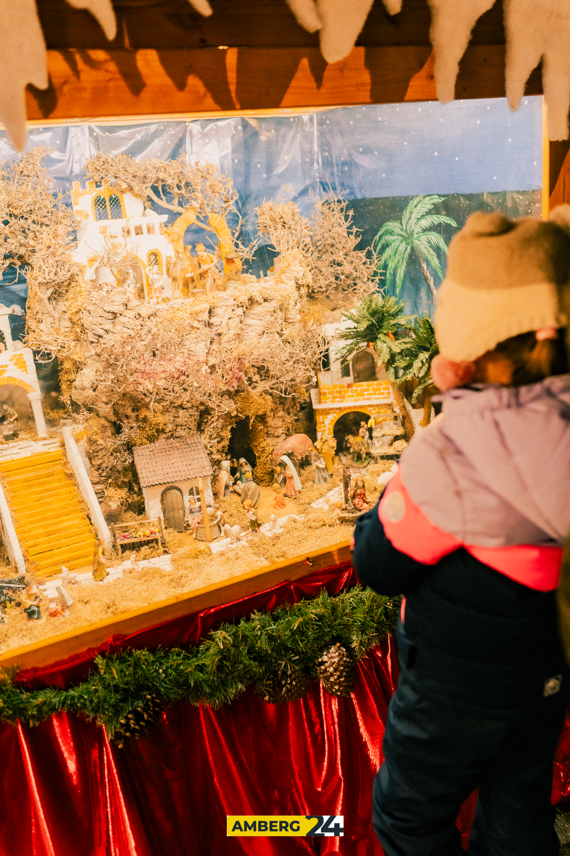 Bilder vom Amberger Weihnachtsmarkt. (Bild: Laura Kopold )