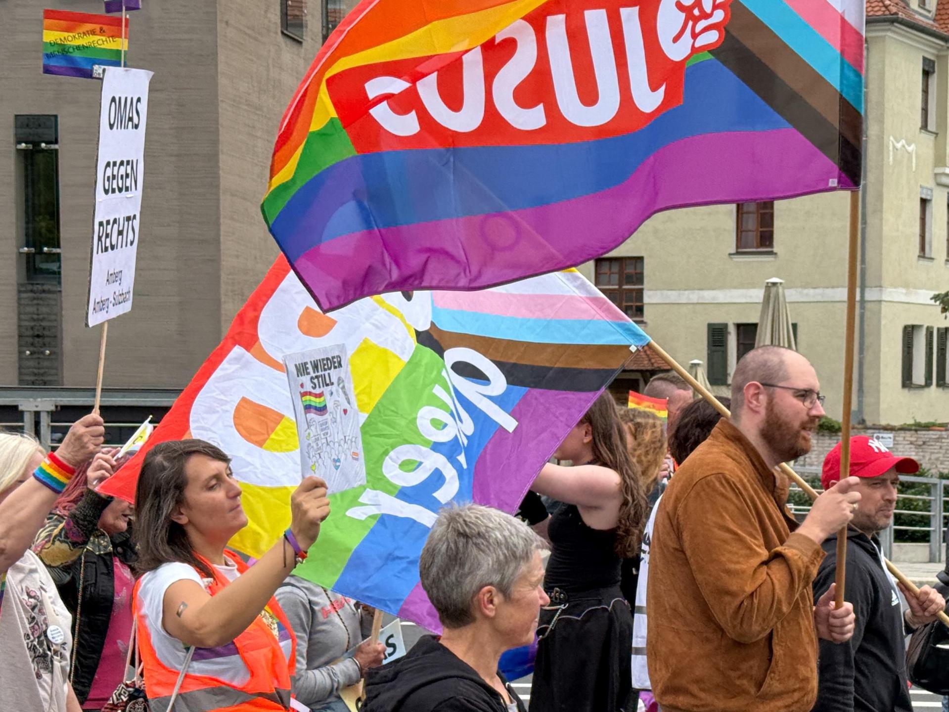 Christopher Street Days (CSD) Amberg 2025. (Bild: Petra Hartl)