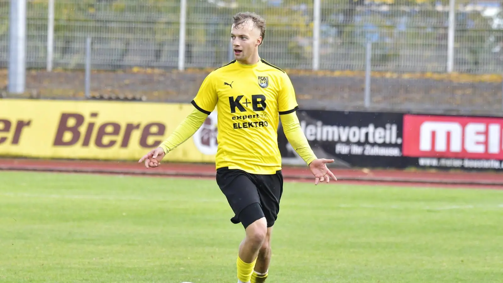 Noah Majdic wird vorerst nicht mehr für den FC Amberg auflaufen.  (Archivbild: Hubert Ziegler)