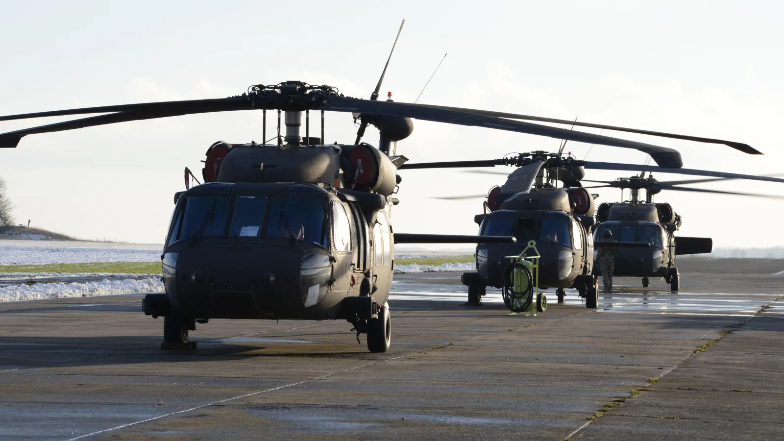 Solche Black-Hawk-Hubschrauber sind an dem Manöver beteiligt.  (Bild: Pascal Demeuldre)