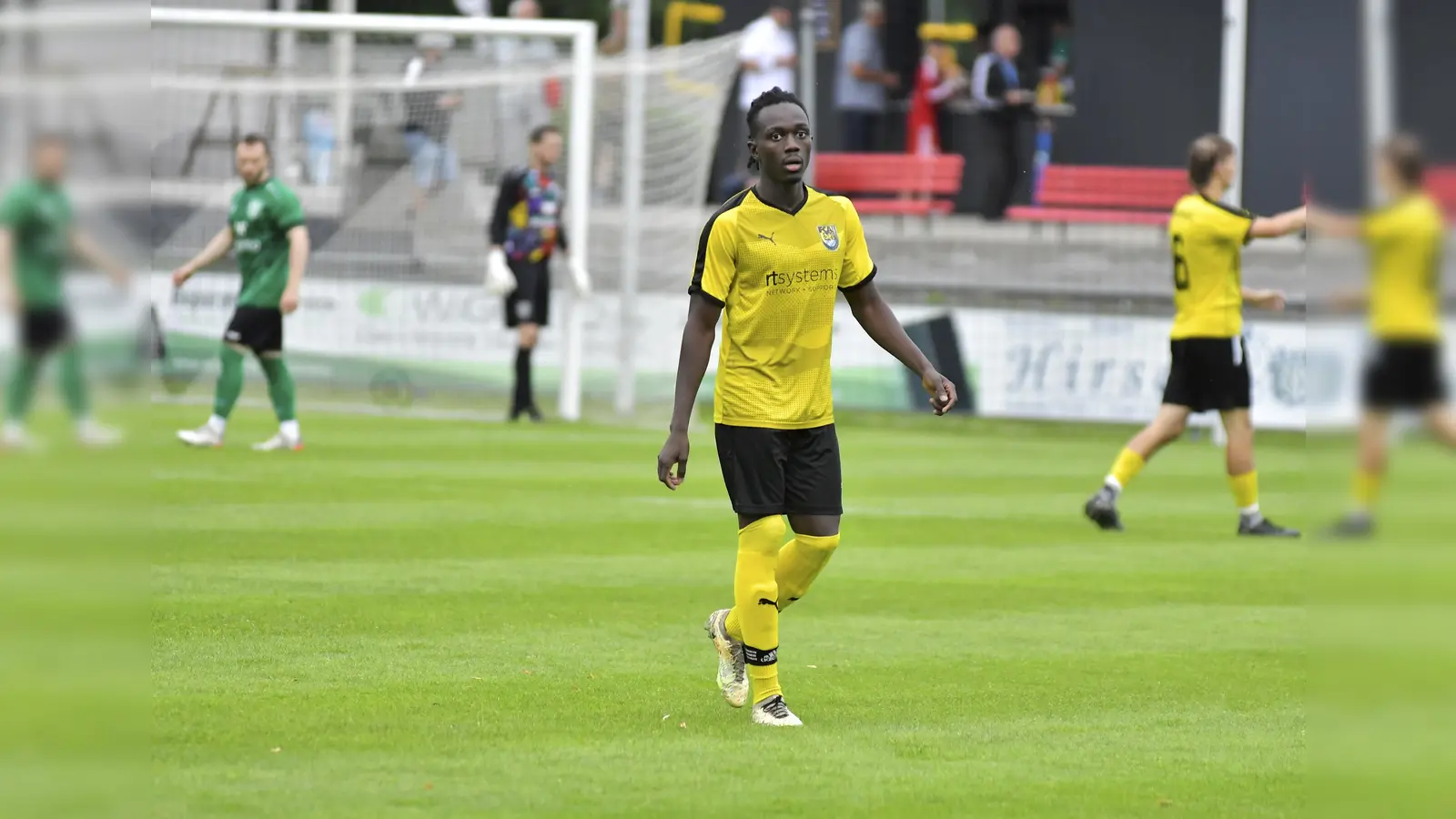 Aboubacar Fanneh wird künftig für den SV Inter Bergsteig Amberg auf Torejagd gehen. (Archivbild: Hubert Ziegler)