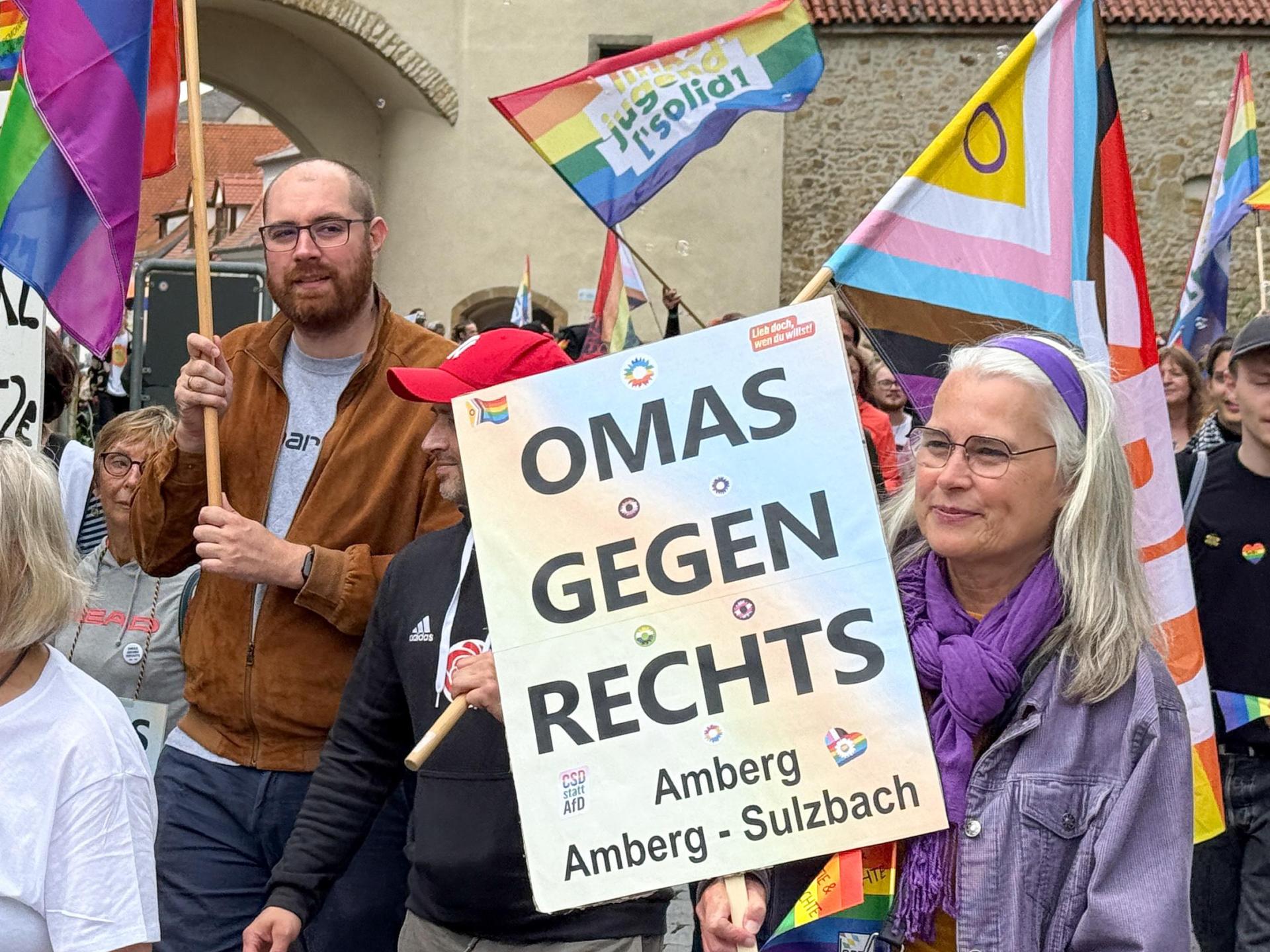Christopher Street Days (CSD) Amberg 2025. (Bild: Petra Hartl)