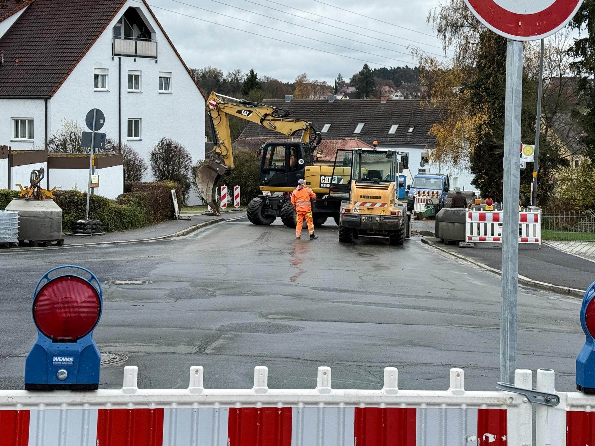 Im November und Dezember waren Obere Gartenstraße, St.-Anna- und St.-Georg-Straße schon einmal teilweise oder ganz gesperrt. Jetzt ist das ab 13. April erneut der Fall. (Archivbild: Petra Hartl)